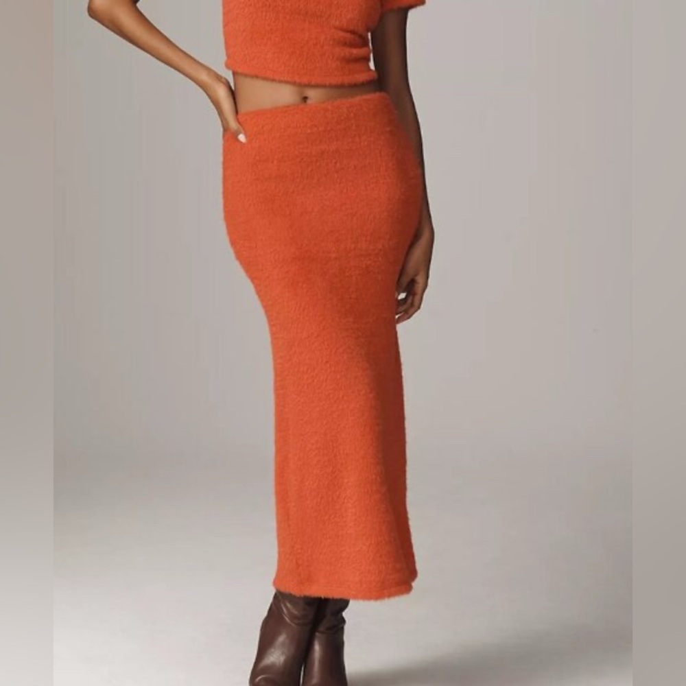Maeve Knit Column Maxi Skirt  NWT